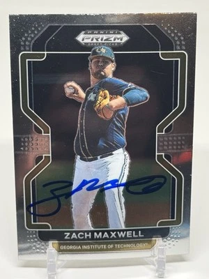 Zach Maxwell SIGNED 2022 Panini Prizm Base #PDP183 Cincinnati Reds - Image 1 of 4