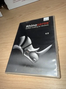 Rhinoceros NURBS Modeling for Windows 4.0 Rhino3d w/ CD Key Educational - Picture 1 of 5