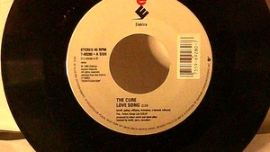 The Cure,Elektra,"Love Song"US,7" 45,1989 alt rock classic,Mint - Foto 1 di 2