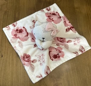 Coperta peluche Modern Moments di Gerber Bear Lovey rosa bianco e bambino bambina - Foto 1 di 7