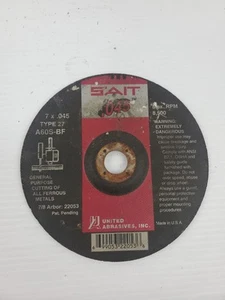 Rueda de corte de uso general Sait A60S-BF todos los metales ferrosos 7" x 0,045 tipo 27 - Imagen 1 de 4