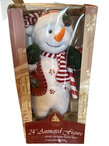 2003 New Sealed 24” Enchanted Forrest Animated Snowman - Picture 1 of 7