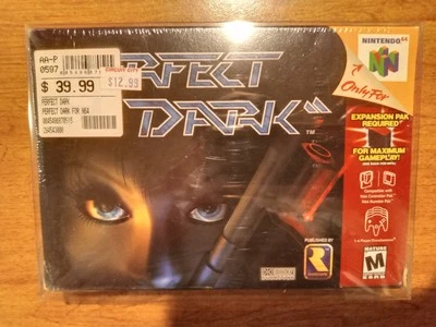 Brand New Sealed Perfect Dark - Nintendo 64 (N64) Rare 2000 - Image 1 of 4