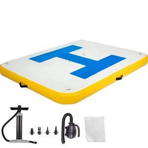 Inflatable Dock Platform, Inflatable Floating Dock 8x5 ft with Electric Air Pump - Picture 1 of 1