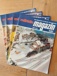 Märklin Magazin Jahrgang 1981 komplett mit 4 Ausgaben - Bild 1 von 1