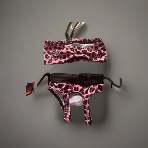 Costume da bagno per cani Little Lily Designer Hello Kitty 2 pezzi carino!!!! Piccolo - Foto 1 di 6