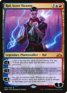 Ral Izzet Viceroy 1x FOIL GRN MTG Guilds of Ravnica Mythic MINT red blue - Picture 1 of 1