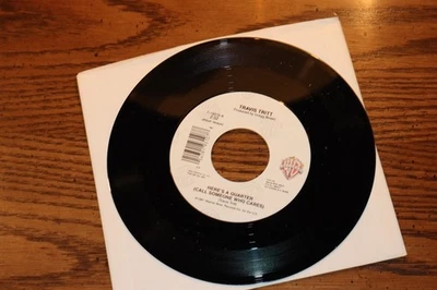 NEW VINYL 45 TRAVIS TRITT HERES A QUARTER B/W IF HELL HAD A JUKE B  NEW UNPLAYED - Image 1 of 2