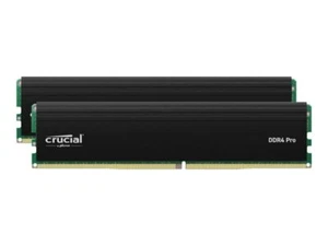 Crucial 64GB 2 x 32 GB DDR4-3200 PC4-25600 unbuffered CP2K32G4DFRA32A Memory - Picture 1 of 1