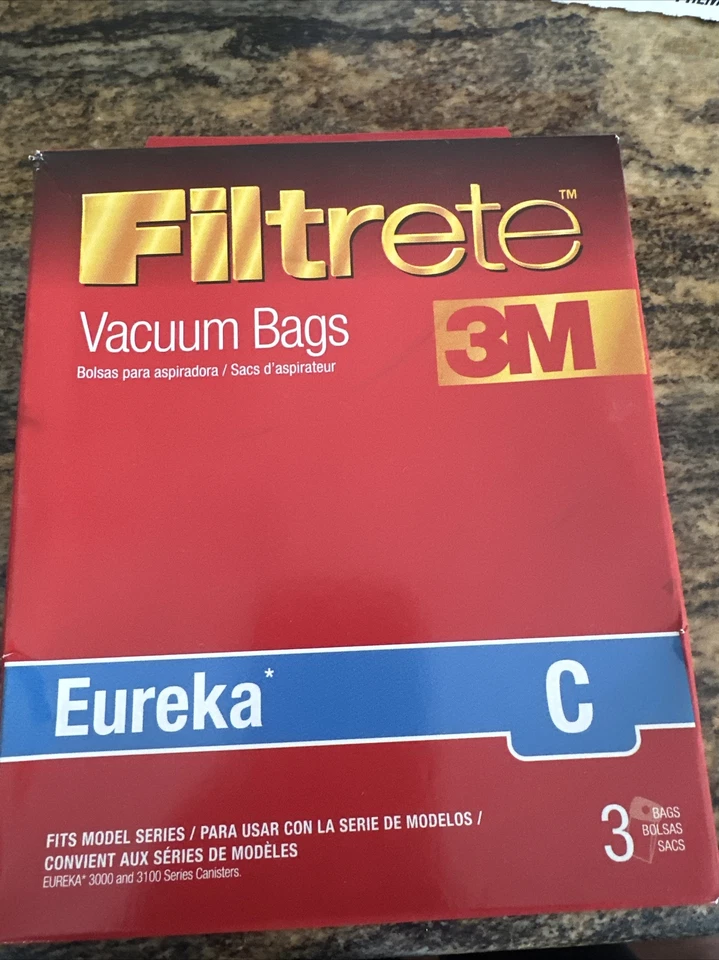 Paquete de 3 bolsas de vacío con filtro de alérgenos Eureka C Foto 1 de 1