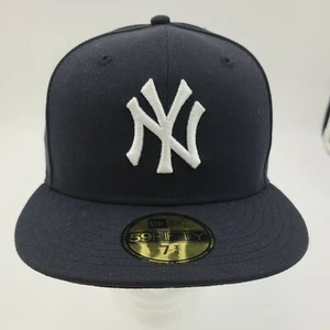 Cappellino New York Yankees New Era On Field autentico copricapo 7 3/8 mai indossato - Foto 1 di 7