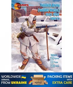 Finnische Armee (Winterkleid) 1942 Maßstab 1/32 Kunststoff Modellbausatz Mars Figuren 32024 - Bild 1 von 12