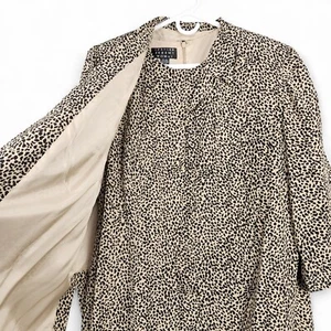 Spenser Jeremy Damen Seide Gepard Tiermotiv langes Kleid & Jacke Größe 16 - Bild 1 von 15