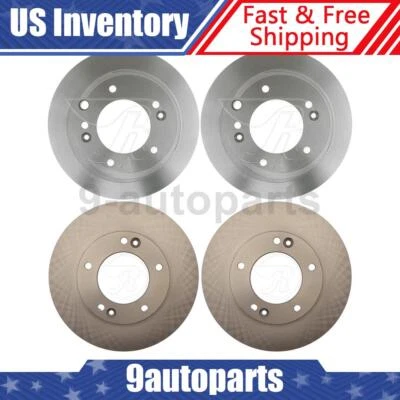 Rotores de freno de disco delanteros traseros para Kia Sorento 2003 2004 2005 2006 Foto 1 de 4