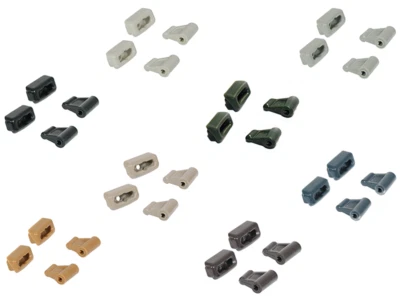 UNITED CLASSIC PARTS Set 2 clip (4 pezzi) per parasole Mercedes R107 - molti colori possibili!