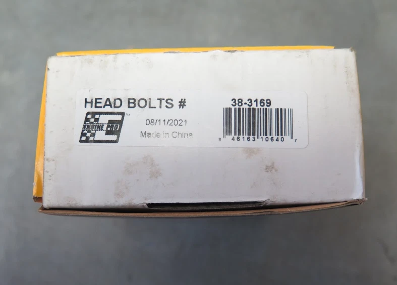 Juego de pernos de cabeza EnginePro 38-3169 (O2-A-3) Foto 1 de 1