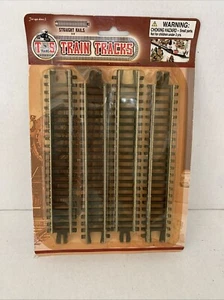 T and S Train Tracks X8 Straight Rails New in Package #31590 - Picture 1 of 4