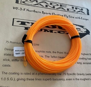 (point 75 series) premium floating fly line (4wt-10wt) made in Canada - Picture 1 of 3