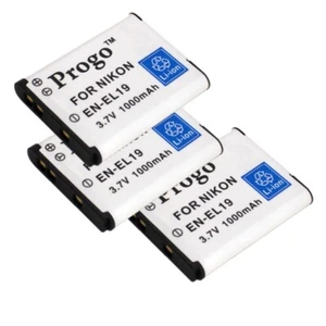 3 Battery for Nikon EN-EL19 Coolpix S5200 S5300 S6500 S6600 S6800 S6900 S7000 - Picture 1 of 1