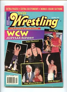 INSIDE WRESTLING MAGAZINE 10/94 WCW MIDYEAR REPORT FLAIR VADER STING HULK HOGAN - Picture 1 of 2