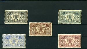 Kl. Lot Briefmarken Neue Hebriden 1925 */** (Englische Ausgabe)