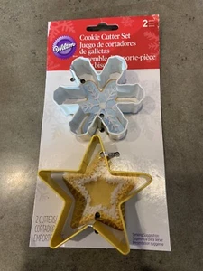 Wilton Tagliabiscotti Fiocco di Neve e Stella Tagliabiscotti Natale Nuovo - Foto 1 di 4