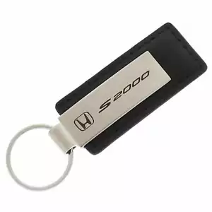 Honda S2000 Leather Keychain (Black) - Picture 1 of 3