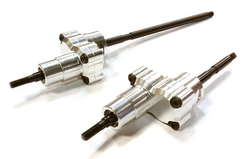 Caixa de engrenagens prata usinada Hi-Lift conversão traseira para Axial Wraith 2.2 Rock Racer - Imagem 1 de 1