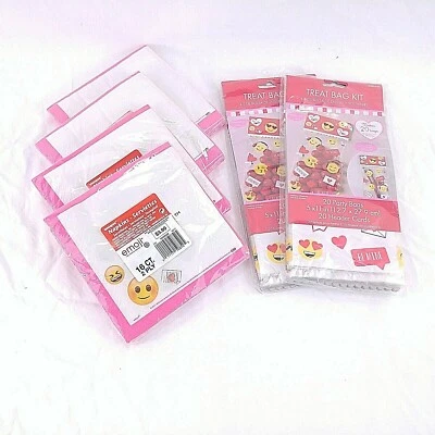 Bolsa de regalo de San Valentín 40 con tarjetas de encabezado y servilletas 64 unidades NUEVO Foto 1 de 4
