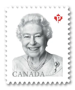 DIE CUT = QUEEN ELIZABETH II, = stamp from booklet, MNH Canada 2016 #2888i - Picture 1 of 1
