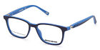 Skechers SE1174 Eyeglasses Kids Matte Blue Rectangle 48mm New 100% Authentic