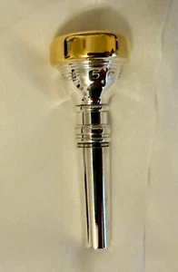 BENGE 5CFL Flugelhorn mthp large shank GOLD RIM/CUP 24 throat ...please read!!!! - Picture 1 of 3
