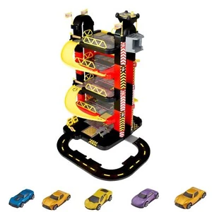 Autogarage mit 5 Autos 5 Decks Parkhaus Spielzeug Parkgarage Auto Garage Kinder - Bild 1 von 1