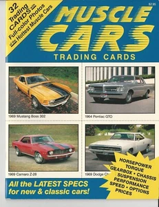 32 COLLECTOR MUSCLE CARS TRADING CARDS~FULL-COLOR PHOTOS~1989~FIND IT HERE!~~ - Picture 1 of 9