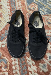 Vans Black Sneakers Mens 5 - Picture 1 of 7