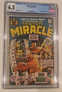 MISTER MIRACLE #4 CGC 6.5 1° App di BIG BARDA Jack Kirby C/Off PAGINE BIANCHE - Foto 1 di 2