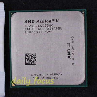 AMD Athlon II X2 250u 1.6 GHz CPU Processor AD250USCK23GQ 533 MHz Socket AM3 - Image 1 of 2