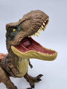 Jurassic World Camp Cretaceous Stomp N’ Escape T-REX Dinosaur 20” Toy WORKS 2020 - Picture 1 of 7