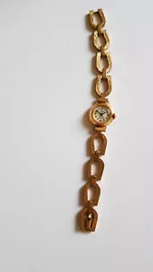 Petite Montre Bracelet de dame vintage boitier en OR poinçon tete d'Aigle - Photo 1/10