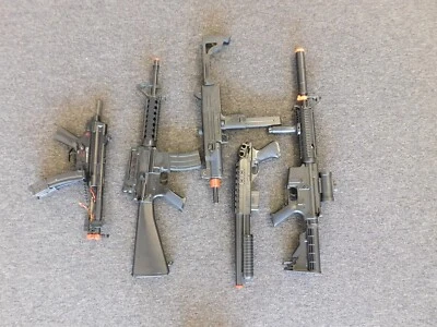 Airsoft Lot, Partial  Airsoft Rifles And Parts, No Chargers - Image 1 of 4