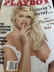 Play Boy Magazine June 1997 Victoria Silvstedt PMOY - Imagen 1 de 2