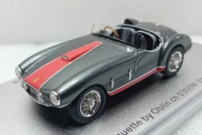 FERRARI 166 MM BARCHETTA OBLIN Ch.0300MM 1953 GRIGIO SC.MET KESS 43056420 - Immagine 1 di 2