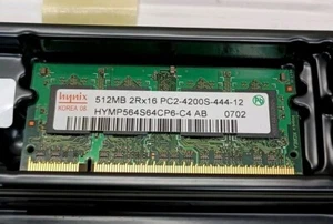 Hynix 512MB DDR2-533MHz PC2-4200 Non-ECC Unbuffered CL4 200-Pin SODIMM - Picture 1 of 4