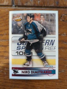 2002-03 Pacific Complete rare Red Parallel  /100 Niko Dimitrakos #513 Rookie RC