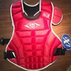 New Diamond Fastpitch Chest Protector, Red/Black/Silver, Model DCP-iX3 FP