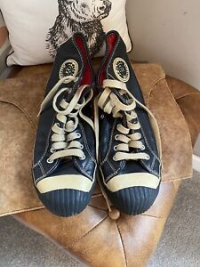 PF Flyers hi top, high top sneakers, posture foundation, size 9.5, rare Uk Retro