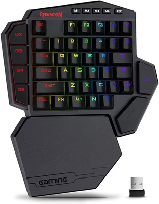 Redragon K585 PRO Wireless One-Handed Mechanical Keypad, 42 Keys, RGB - Image 1 of 4