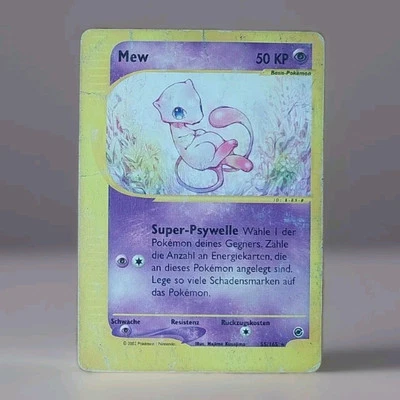 Mew Pokemon Karte Deutsch 55/165 Expedition - Bild 1 von 3