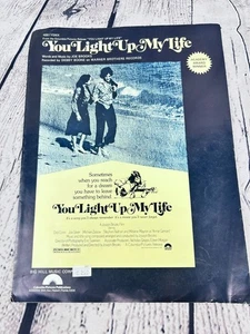 Vintage Sheet Music You Light Up My Life Debby Boone 1977 Columbia Pictures - Picture 1 of 5