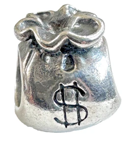 Auténtica bolsa de dinero Pandora plata esterlina dije 790332 - Imagen 1 de 7